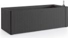 Stefanplast Pot de fleurs à arrosage automatique Natural Delux Rectangulaire 100 x 43 x 33 cm Anthracite