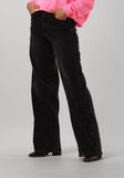 Catwalk Junkie Loose Fit Jeans With Lace Detail Jeans Dames - Broek - Zwart - Maat 32