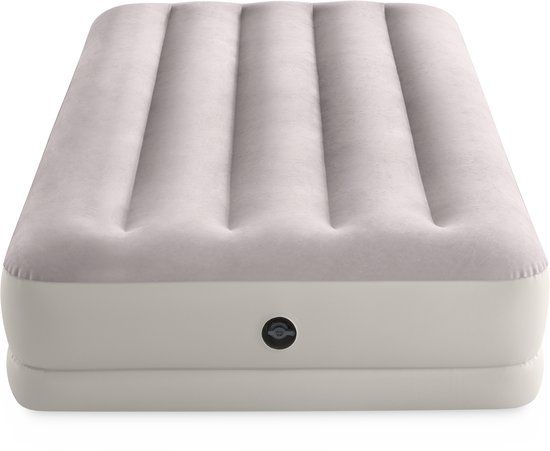 Intex Prestige Mid-Rise luchtbed met USB pomp eenpersoons