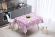 Bonamaison Tafelkleed, Anti-Mold, Sneldrogend, Waterdicht, 100% Polyester Tafellaken, Willekeurig patroon, 140 x 140 Cm - Ontworpen en Vervaardigd in Turkije