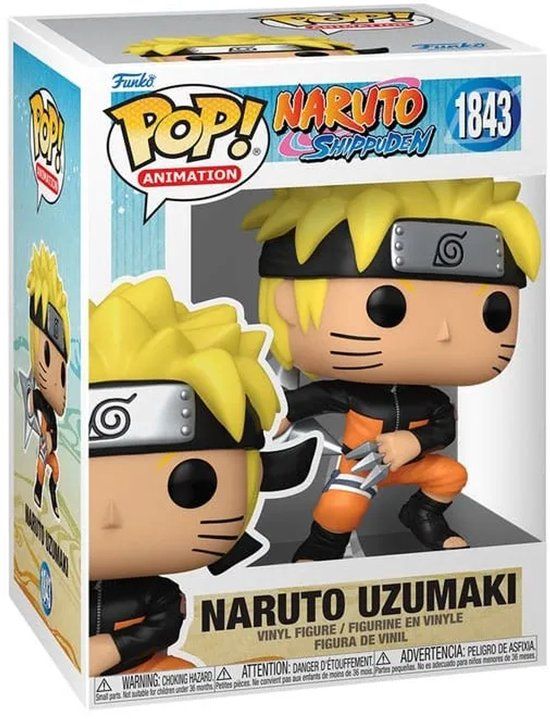 Funko Pop Animation: Naruto Shippuden - Naruto Uzumaki Funko Pop #1843