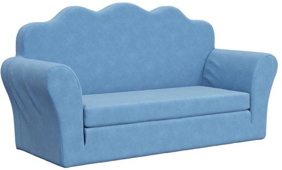 vidaXL Kinderslaapbank - 2-zits - Blauw