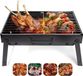 Barbecue portable au charbon de bois pour pique-niques, camping, terrasses et voyages, en acier inoxydable, pour 2-4 personnes