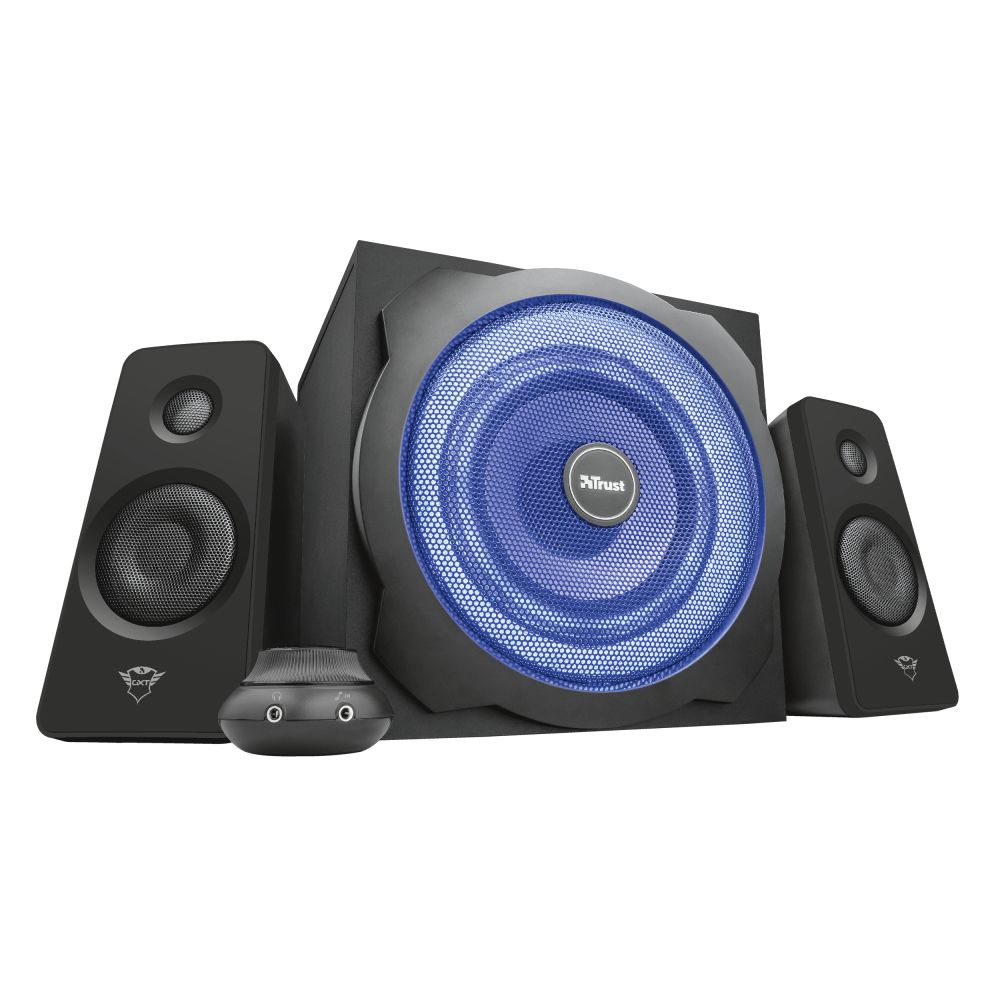 Trust GXT 628 2.1 TYTAN LED Speaker Set - 120W - Black/Blue