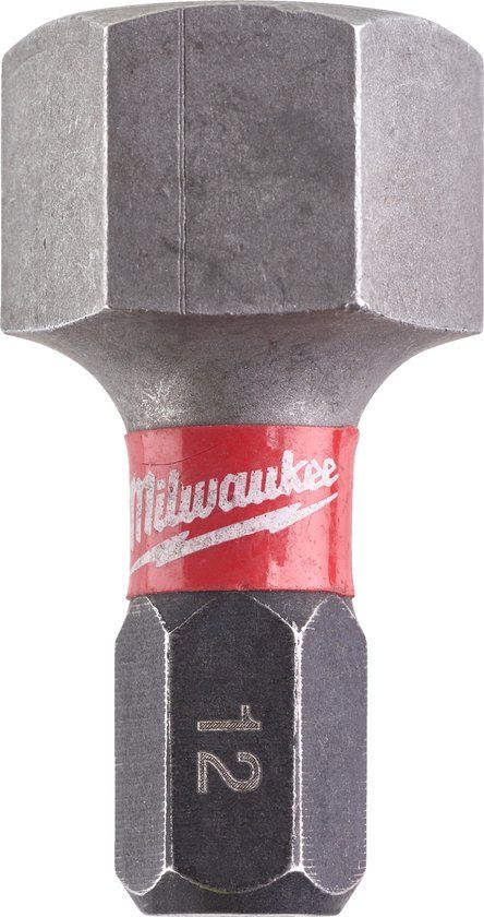 Milwaukee Shockwave Impact Duty™ Hex Schroefbit 12 mm x 25 mm - 2 stuks - 4932430900