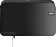 Euro Products Quartz Black compact en traditioneel Duo Toiletrolhouder