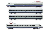 Rivarossi HR2963S Cisalpino, ETR 470 Originallackierung mit rotem Frontstreifen, 4-teiliges Basisset, Epoche V, mit DCC-Sounddecoder Eisenbahnlokomotive + Wagen