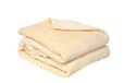 Poyet Motte Fleecedeken van polyester, ivoorkleurig, 130 x 170 cm, MICROFLANELLE