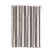 Scandi Living Tapis de bain Drift 50x70cm Blanc-noir