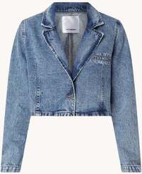 Co'Couture Co'Couture Vika cropped blazer van denim