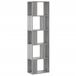 VidaXL Boekenkast 5-laags 80,5x23,5x162,5 cm bewerkt hout grijs sonoma