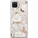 ERT GROUP mobiel telefoonhoesje voor Samsung A12 / M12 / F12 origineel en officieel erkend Babaco patroon Flowers 044