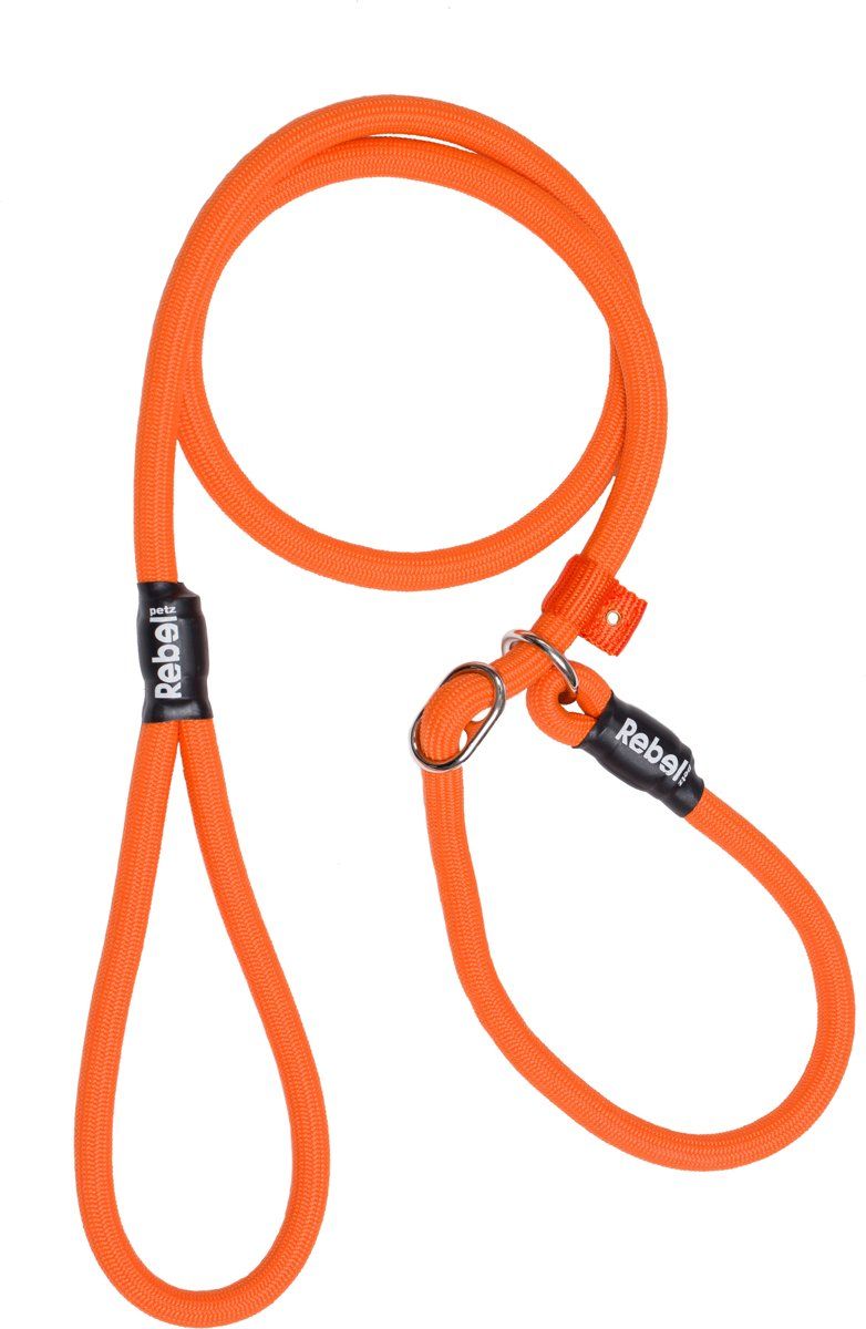 Rebel Petz Hondenriem - Trainingslijn - Large 12mm x 140cm - Oranje