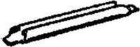 Fleischmann 22213 N rails (zonder ballastbed) Railsverbinders
