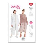 Burda Stijl Naaipatroon B5883 Misses' jas en jas
