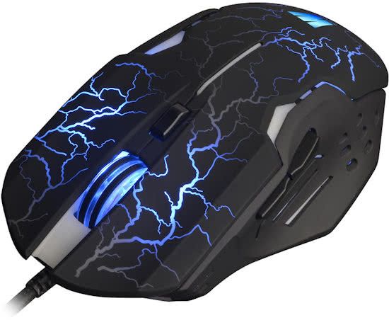 USB Muis - Zwart - 2500 DPI - 150cm Kabel - 0005-M200