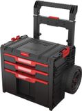 Toolbrothers RHINO L Drawer 3 Cart Plus ECO - Red/Black Plastic Tool Chest
