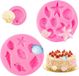 LIVIA HOME Moules de cuisson en silicone 3D animaux de l'océan - forme coquillage/étoile de mer - animaux marins DIY - convient pour gâteaux/bonbons - silicone de haute qualité - propriétés antiadhésives - moule de cuisson