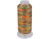 INNSPIRO garen, katoen en polyester, regenboogkleuren, 1 mm, 230 m