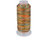 INNSPIRO garen, katoen en polyester, regenboogkleuren, 1 mm, 230 m