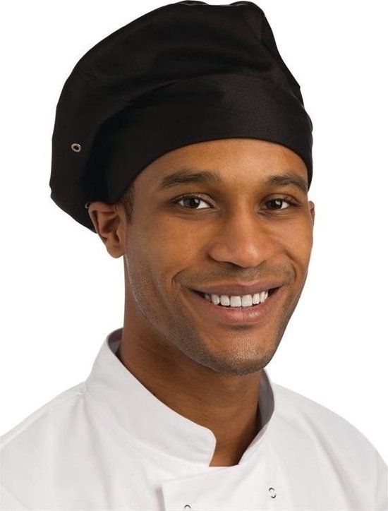 Chef Works koksmuts zwart