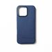 Mujjo Leather Wallet Case for iPhone 16 Pro Max - Blue