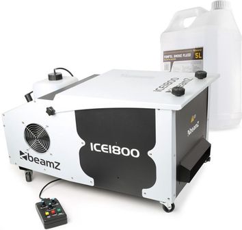 BeamZ Rookmachine voor laaghangende rook - ICE1800 rookmachine met ...