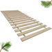 INNOVAHOME Sommier à lattes 90x200 - Sommier renforcé en bois de sapin