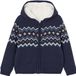 Vertbaudet Jongensvest met capuchon marineblauw