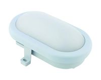 LED ovale lamp, 10 Watt, 700 lumen, IP54, grijs
