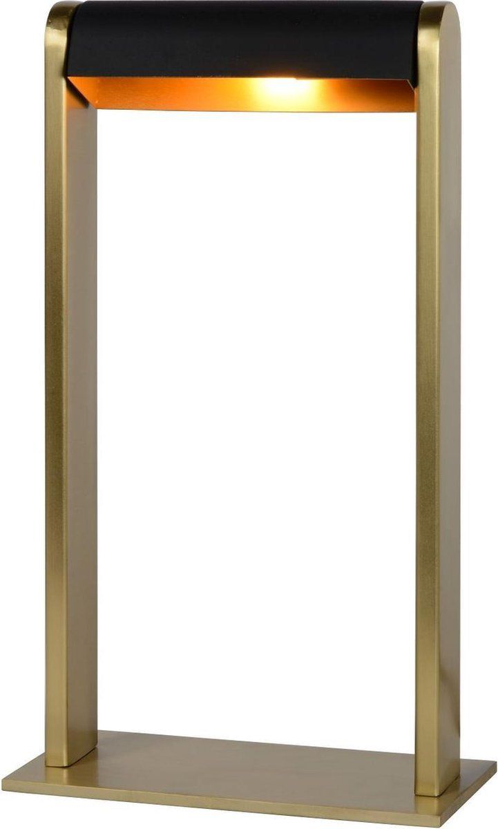 Lucide LORAS Tafellamp - Mat Goud / Messing - Staal - G9 - 32.5cm
