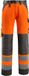 Mascot Safe Light Pantalon de travail avec poches genoux haute visibilité orange/gris foncé C56