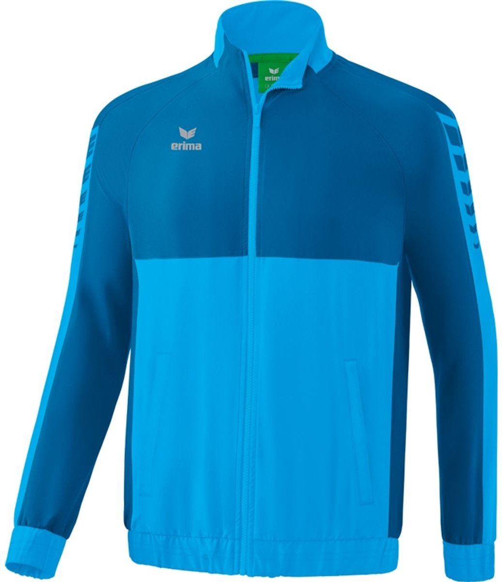 Erima Six Wings Presentatiejack Kind Curacao-Mykonos Maat 128 - Blauw
