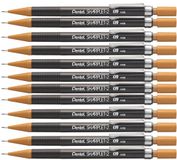 Pentel Sharplet mechanisch potlood, 0,9 mm lood, 1 pak van 12 potloden, zwart