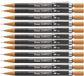 Pentel Sharplet mechanisch potlood, 0,9 mm lood, 1 pak van 12 potloden, zwart
