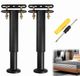 Solidchoice - Lot de 2 pieds de meuble réglables pour cuisine et salon