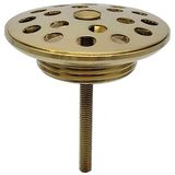 Xellanz Korv Bouchon de vidange ouvert - Grille - 5/4inch - Laiton brossé