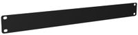 Audibax 1U rackpaneel, accessoires voor 1U-rackpaneel, 19 inch serverkasten, blinde afdekking - universeel compatibel, stalen constructie - zwart