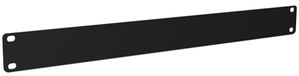 Audibax 1U rackpaneel, accessoires voor 1U-rackpaneel, 19 inch serverkasten, blinde afdekking - universeel compatibel, stalen constructie - zwart