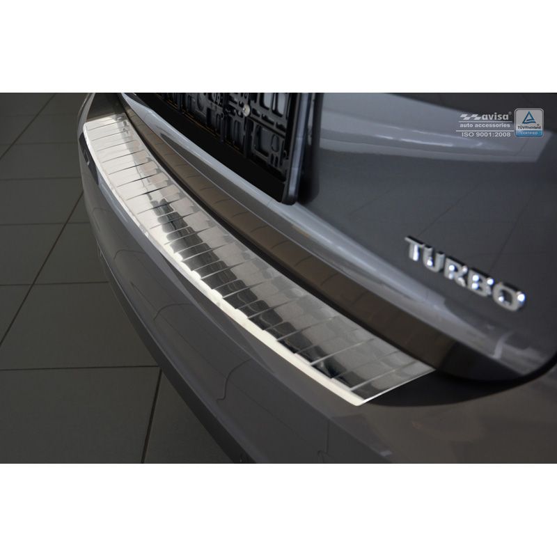 AutoStyle RVS Achterbumperprotector Opel Insignia B Sportstourer 2017- 'Ribs