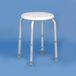 Patterson Medical Licht aluminium douchestoeltje ronde zitting