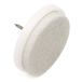 Adsamm® 4 x viltdoppen met spijker/wit/Ø 35 mm/rond/meubelglijders met pen in premium kwaliteit