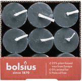 Bolsius Rustieke Tafelkaars 270/23 Slate Blue