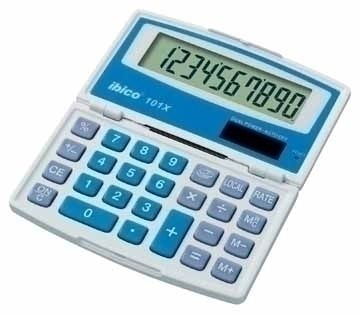 Rexel 101X Pocket Calculator - 10 Digit Display
