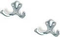Merkloos 4x Luxe Kapstokhaken / Jashaken - Aluminium - Zilver