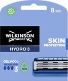 Wilkinson Sword Hydro 3 Scheermesjes Skin Protection - 8 stuks - Blauw