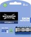 Wilkinson Sword Hydro 3 Scheermesjes Skin Protection - 8 stuks - Blauw