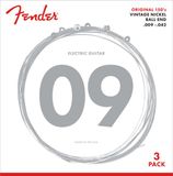 Fender F-150L-3 3 snarensets elektrische gitaar - pure nickel 09-42 light