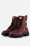 Muyters Rock Veterboots Bordeaux Leopard Leer