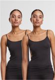 Urban Classics Bamboo 2-Pack Tanktop - M - Zwart/Zwart